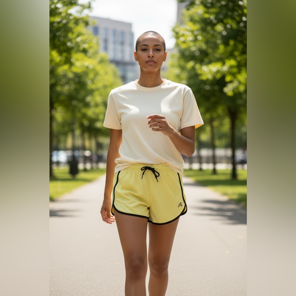 Tracksmith Yellow Athletic Shorts
